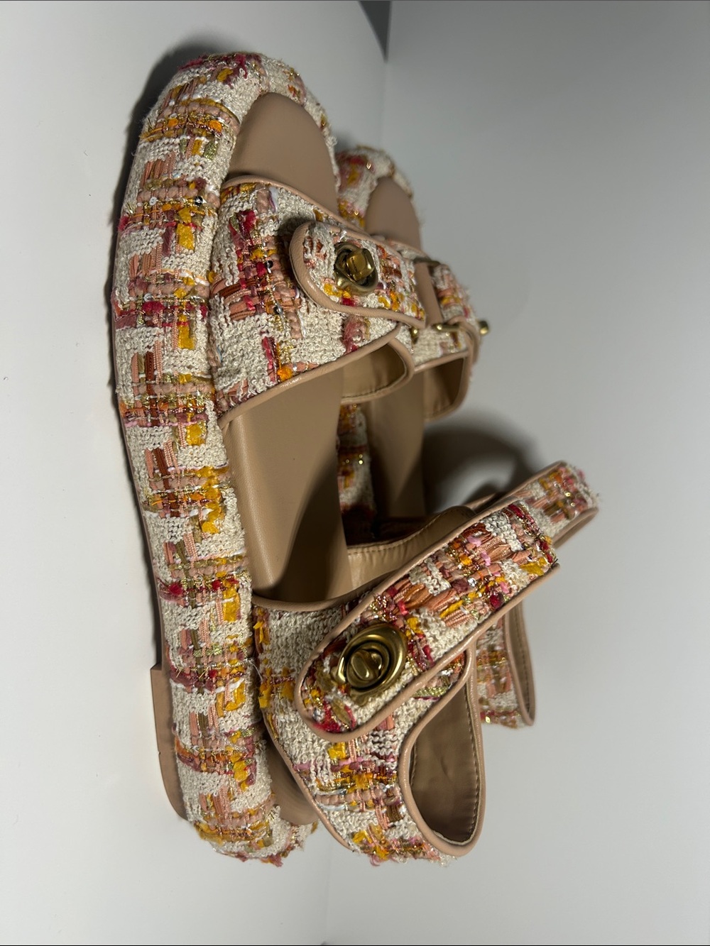 Coach Tweed Peyton Platform Sandals - Picture 5 of 13